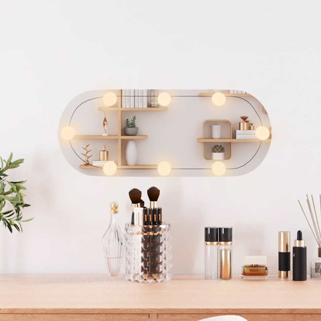 Wandspiegel Met Led's Glas