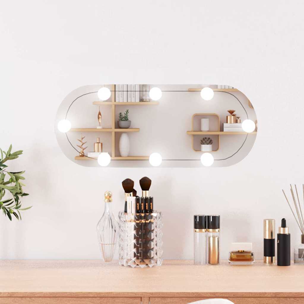 Wandspiegel Met Led's Glas