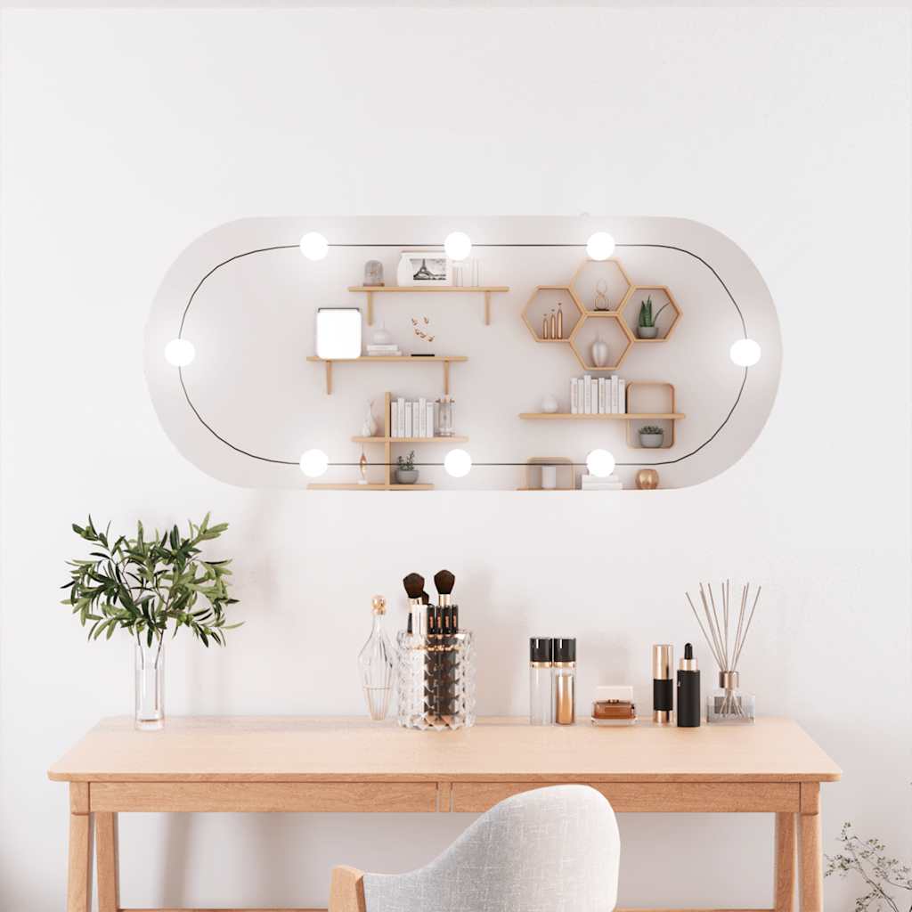 Wandspiegel Met Led's Glas