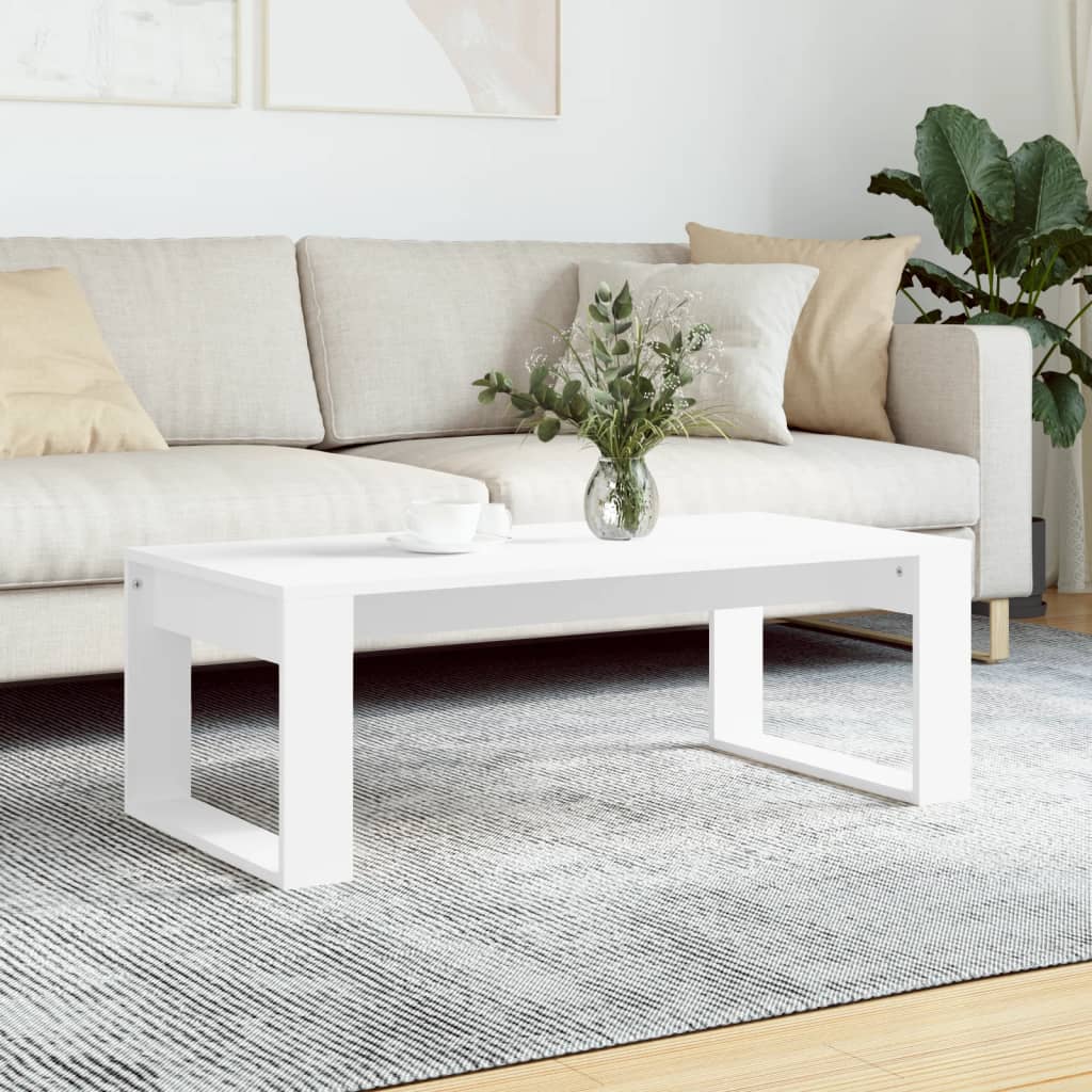 Salontafel 102X50X35 Cm Bewerkt Hout Kleurig