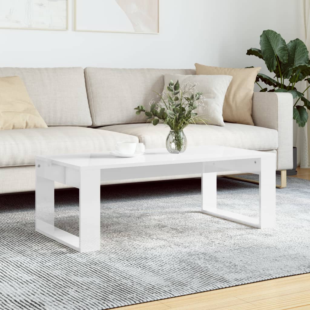 Salontafel 102X50X35 Cm Bewerkt Hout Kleurig