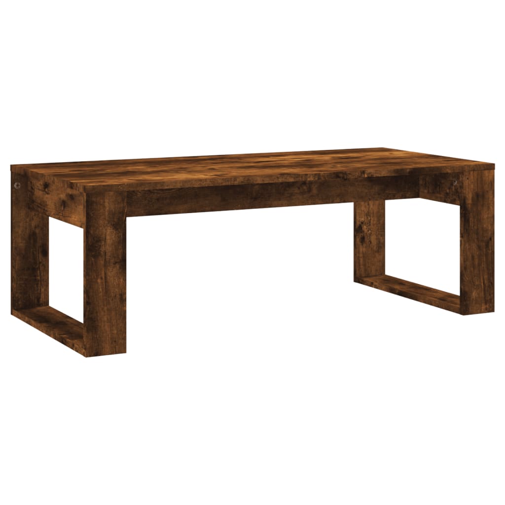 Salontafel 102X50X35 Cm Bewerkt Hout Kleurig