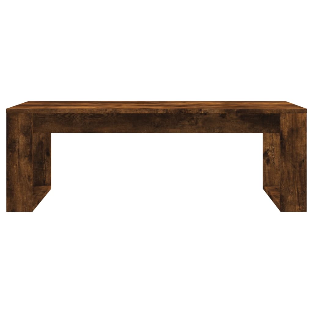 Salontafel 102X50X35 Cm Bewerkt Hout Kleurig