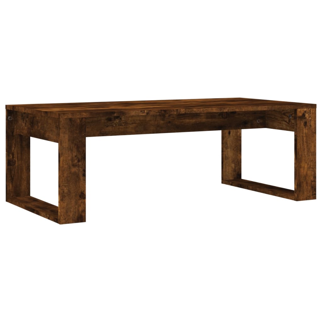 Salontafel 102X50X35 Cm Bewerkt Hout Kleurig
