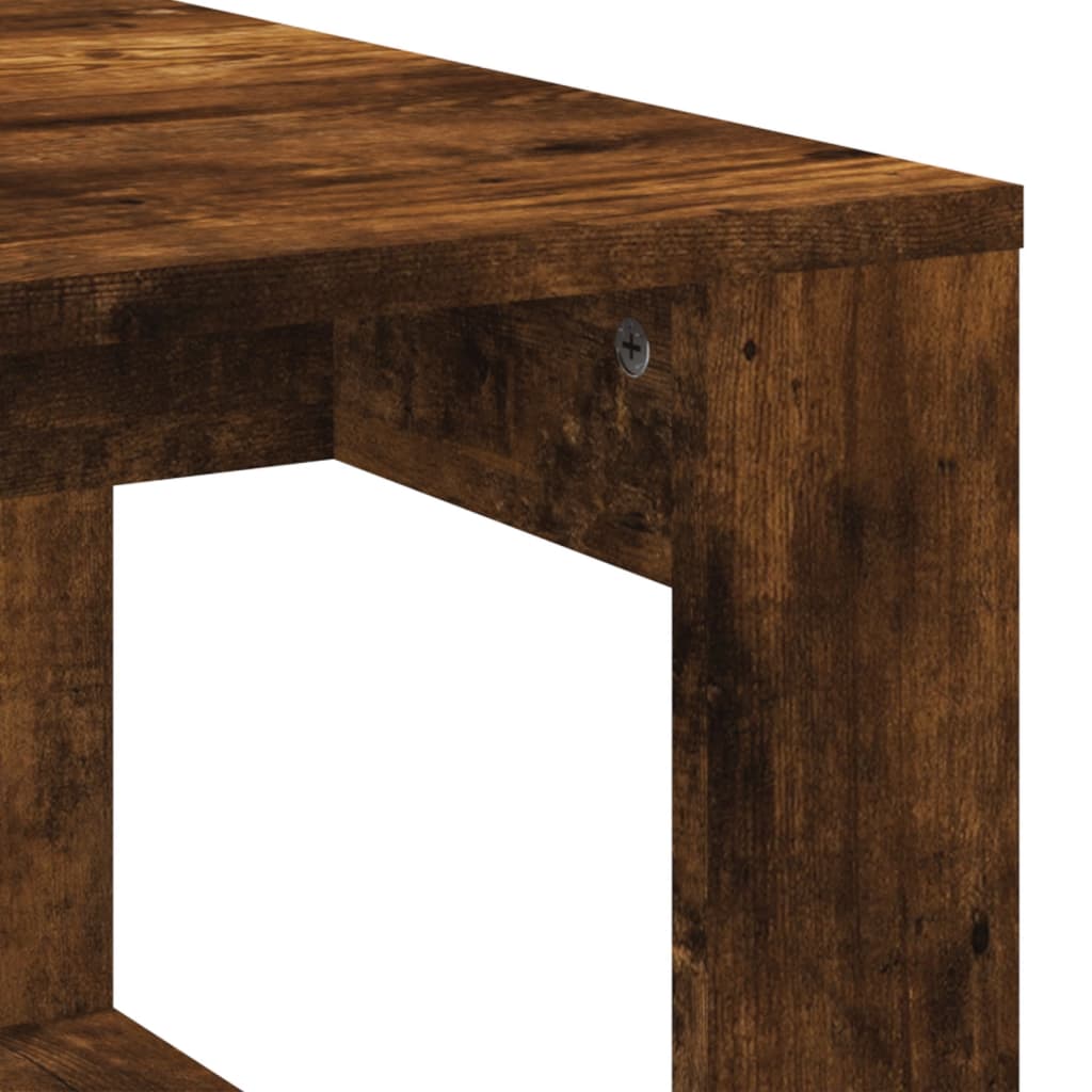 Salontafel 102X50X35 Cm Bewerkt Hout Kleurig