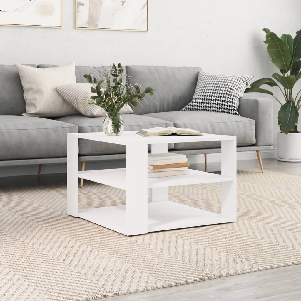 Salontafel 59,5X59,5X40 Cm Bewerkt Hout Ig