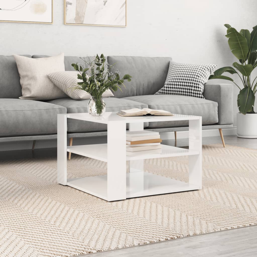 Salontafel 59,5X59,5X40 Cm Bewerkt Hout Ig