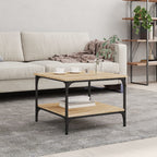 Salontafel Bewerkt Hout Kleurig