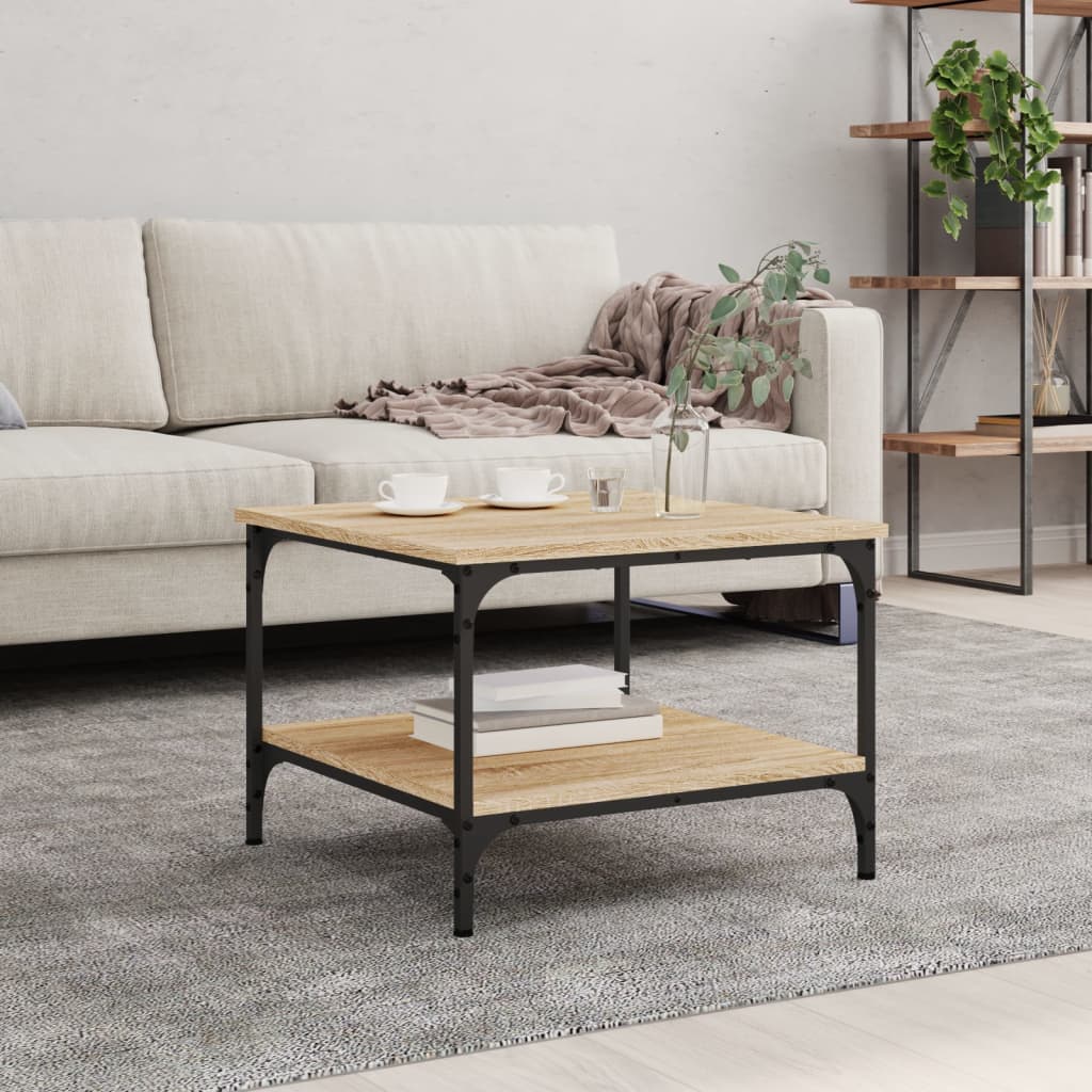Salontafel Bewerkt Hout Kleurig