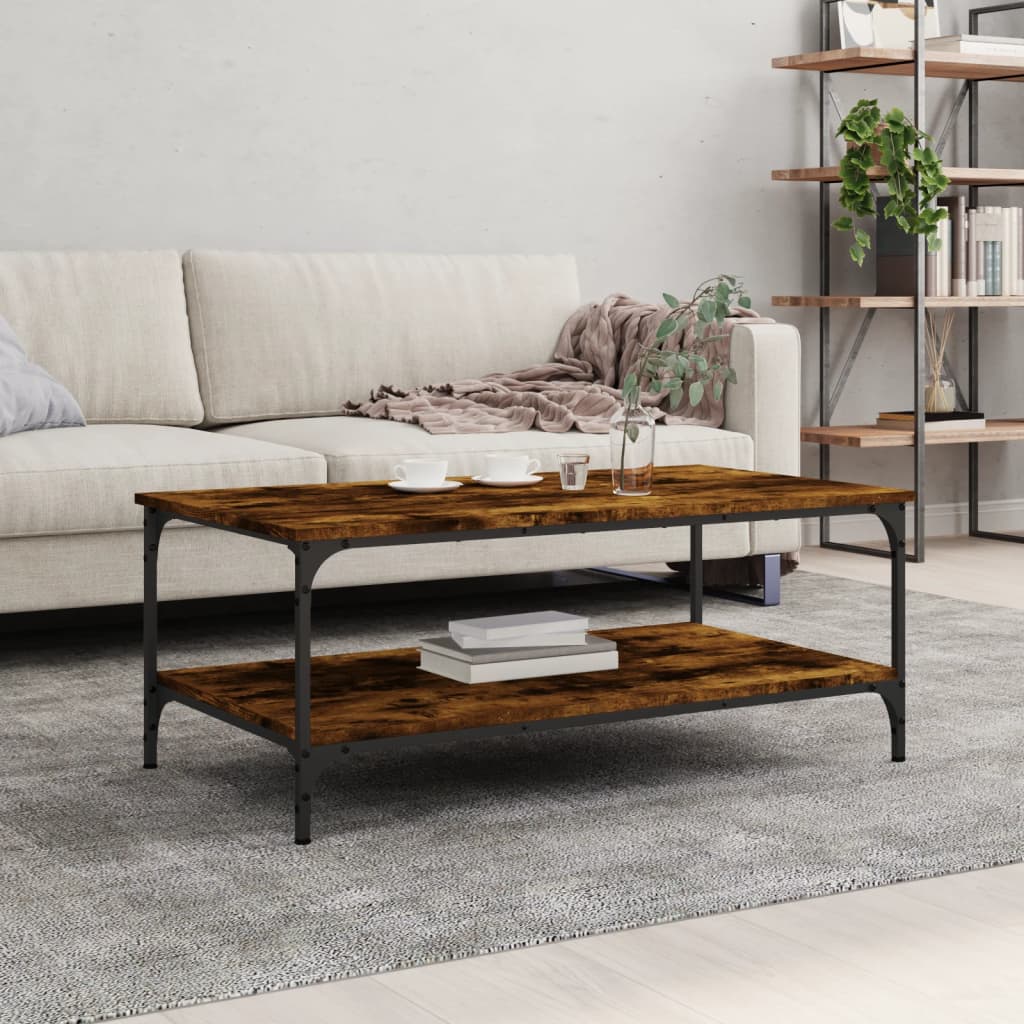 Salontafel Bewerkt Hout Kleurig