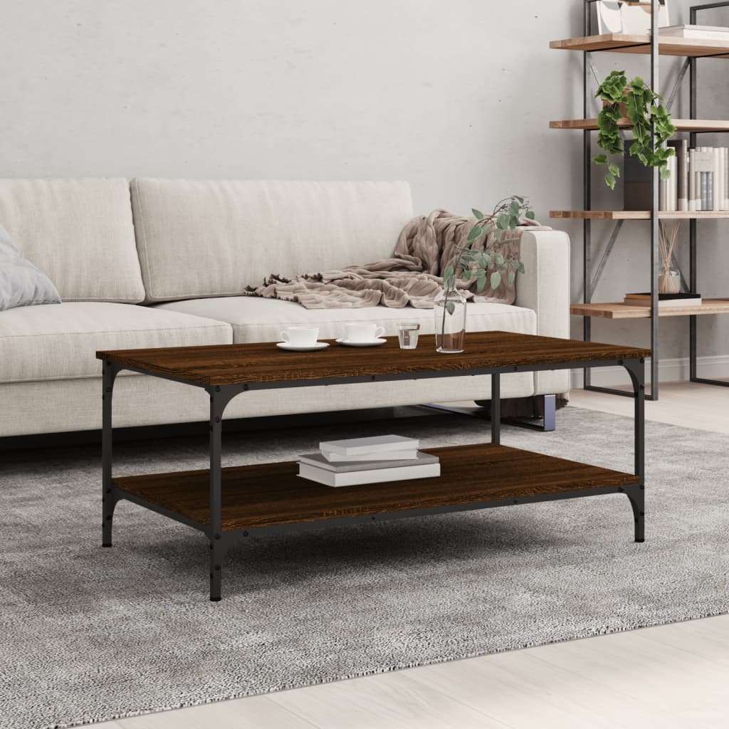Salontafel Bewerkt Hout Kleurig
