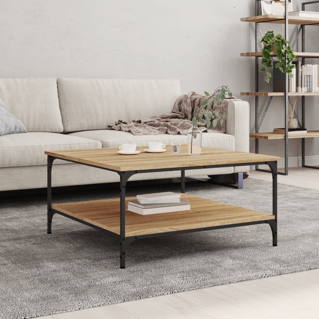 Salontafel Bewerkt Hout Kleurig