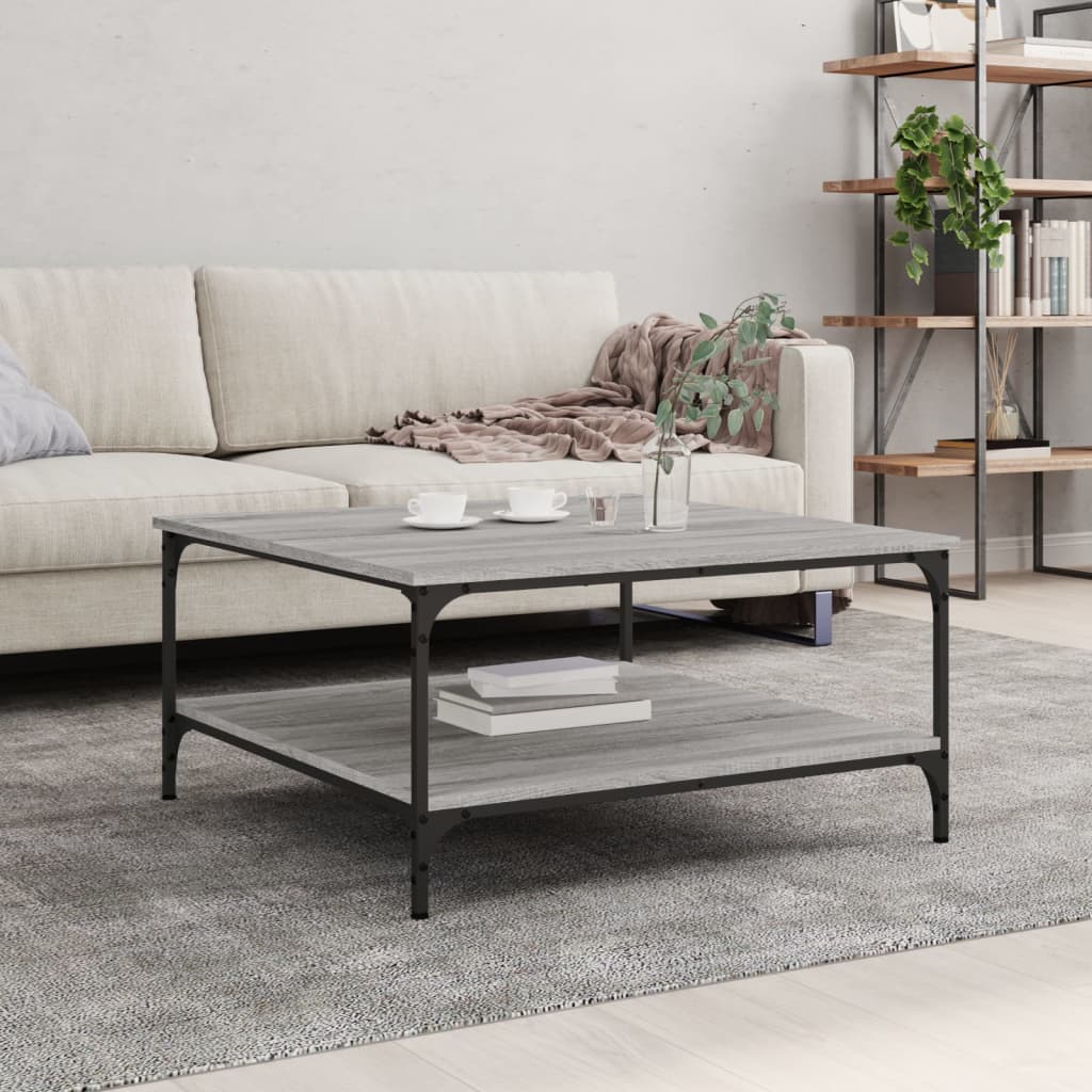 Salontafel Bewerkt Hout Kleurig