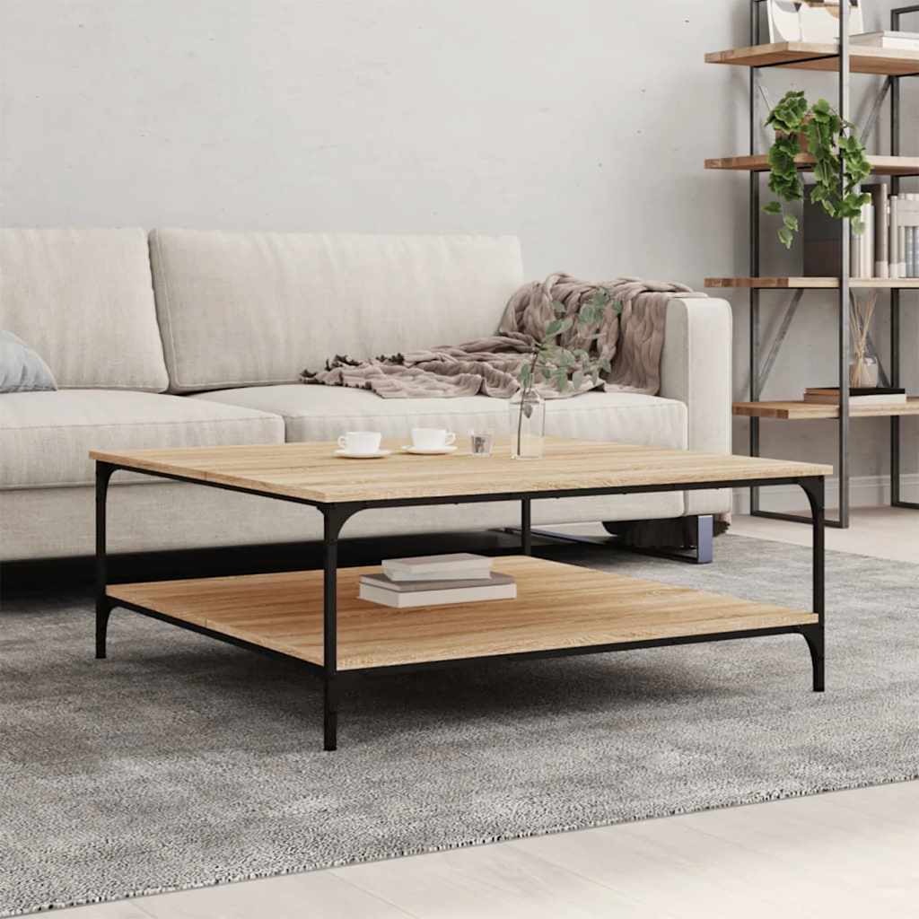Salontafel Bewerkt Hout Kleurig