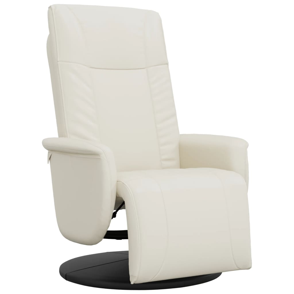 Fauteuil Verstelbaar Met Voetensteun Kunstleer Kleurig