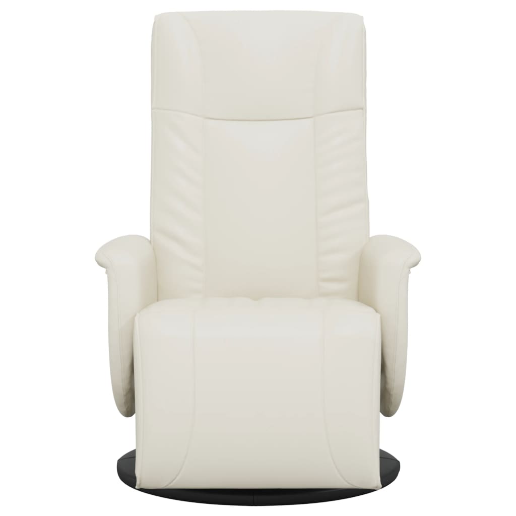 Fauteuil Verstelbaar Met Voetensteun Kunstleer Kleurig