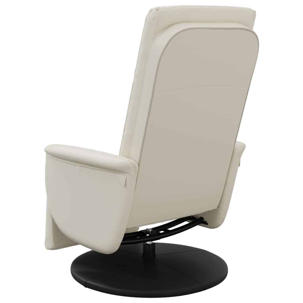 Fauteuil Verstelbaar Met Voetensteun Kunstleer Kleurig