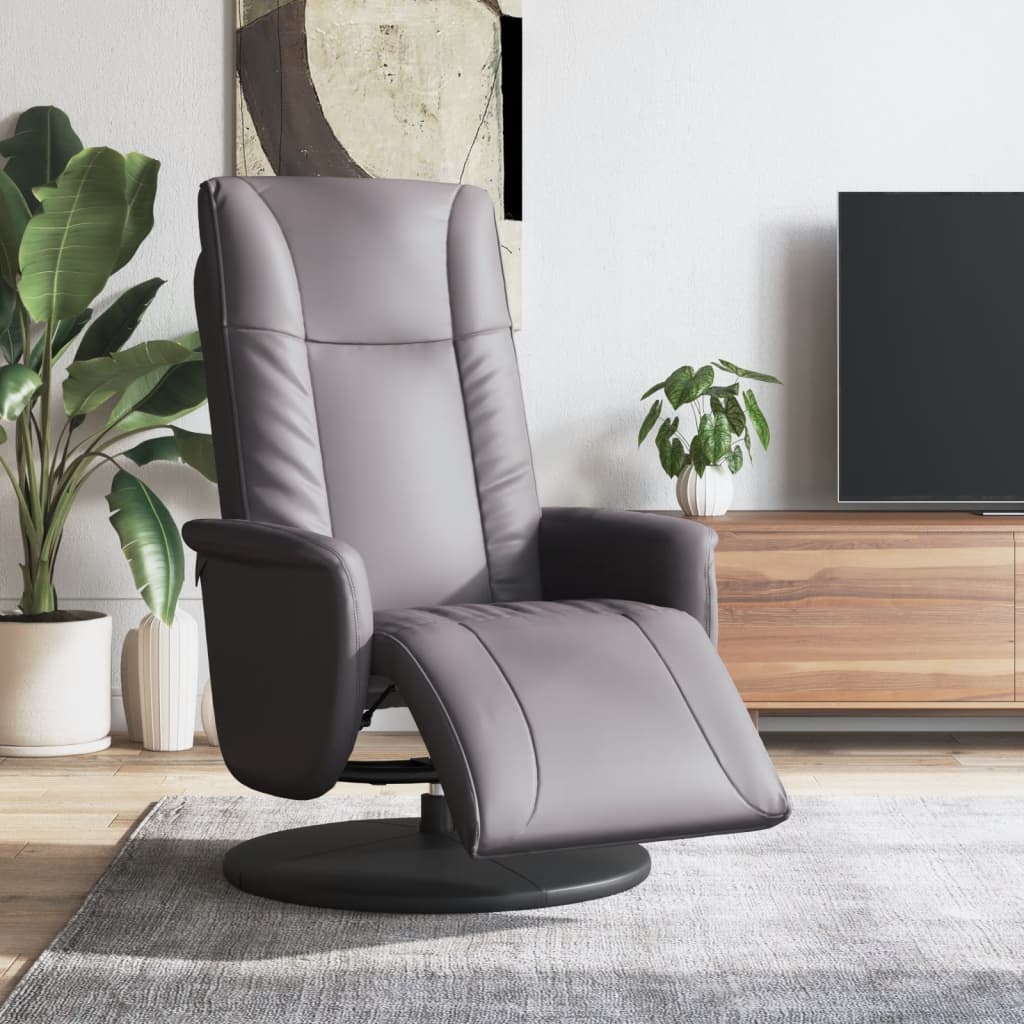 Fauteuil Verstelbaar Met Voetensteun Kunstleer Kleurig