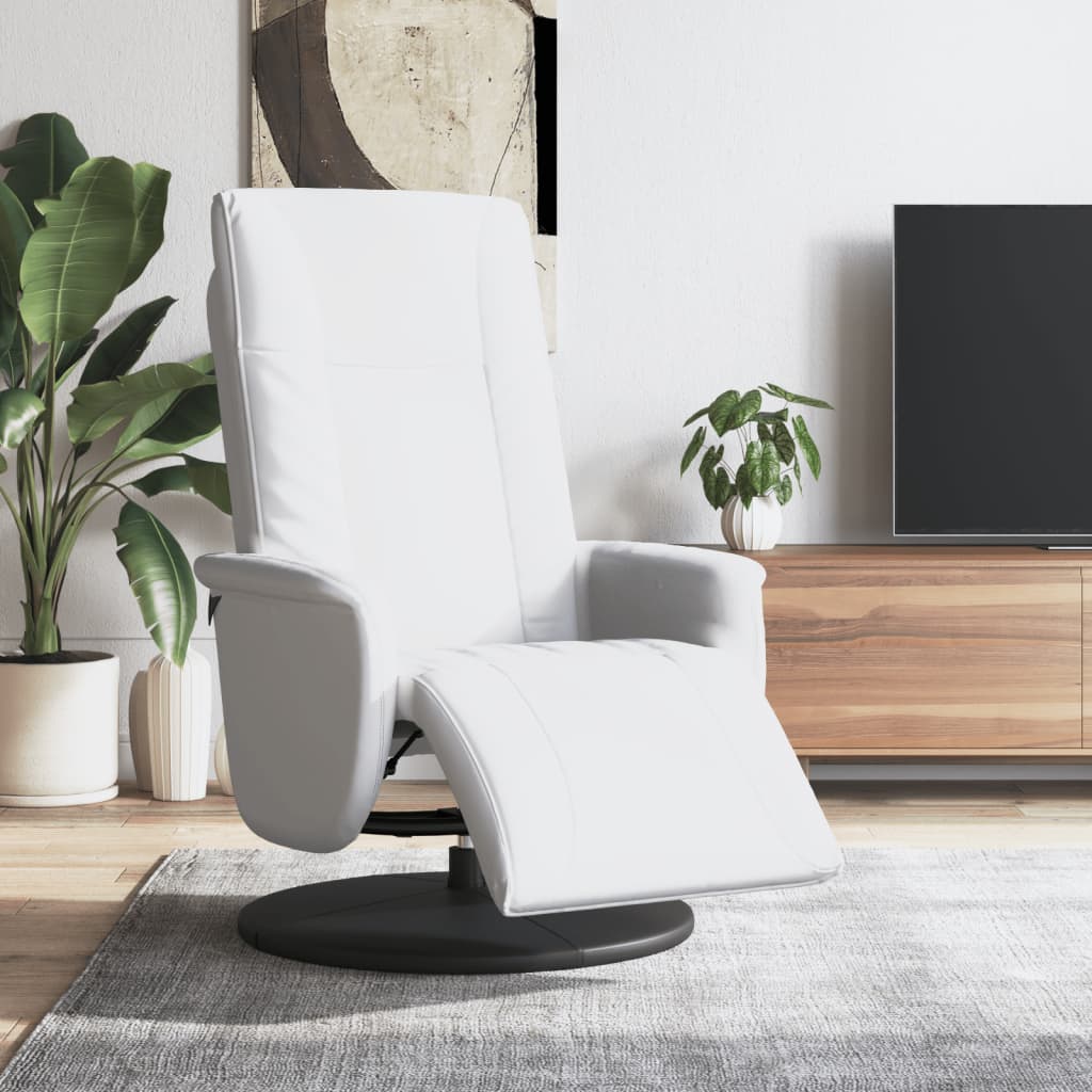 Fauteuil Verstelbaar Met Voetensteun Kunstleer Kleurig
