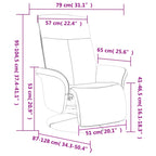 Fauteuil Verstelbaar Met Voetensteun Stof