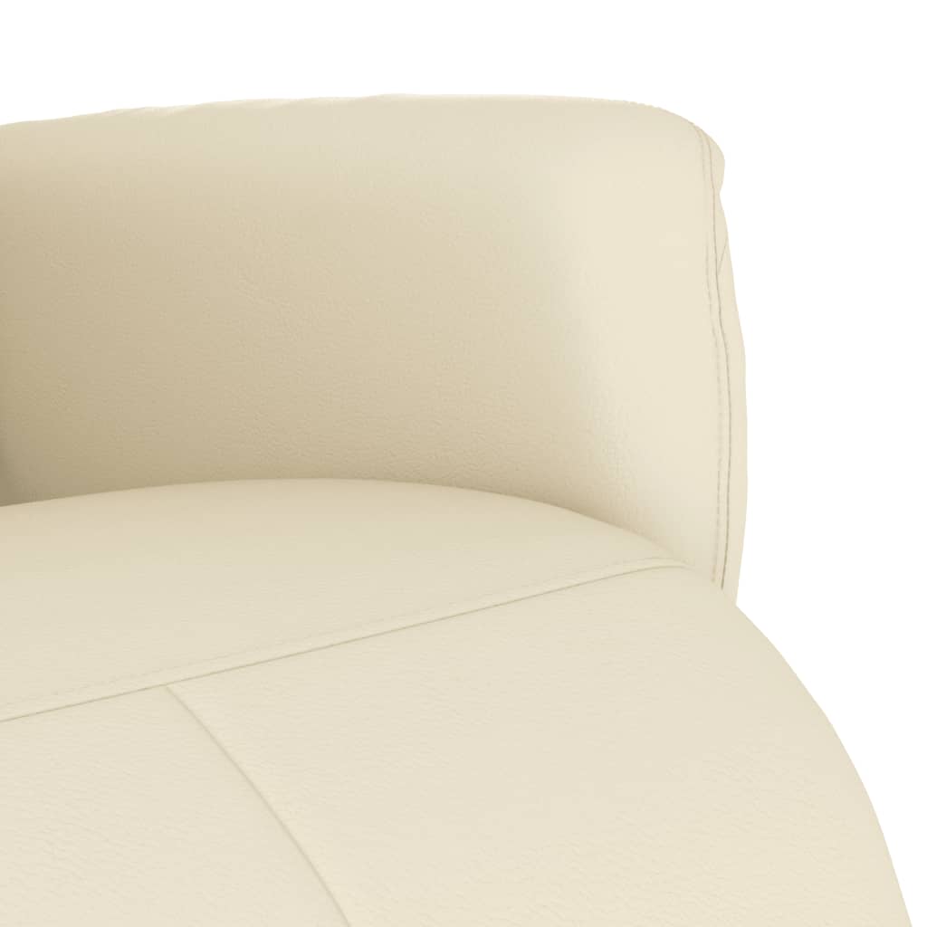 Fauteuil Verstelbaar Met Voetensteun Kunstleer Kleurig