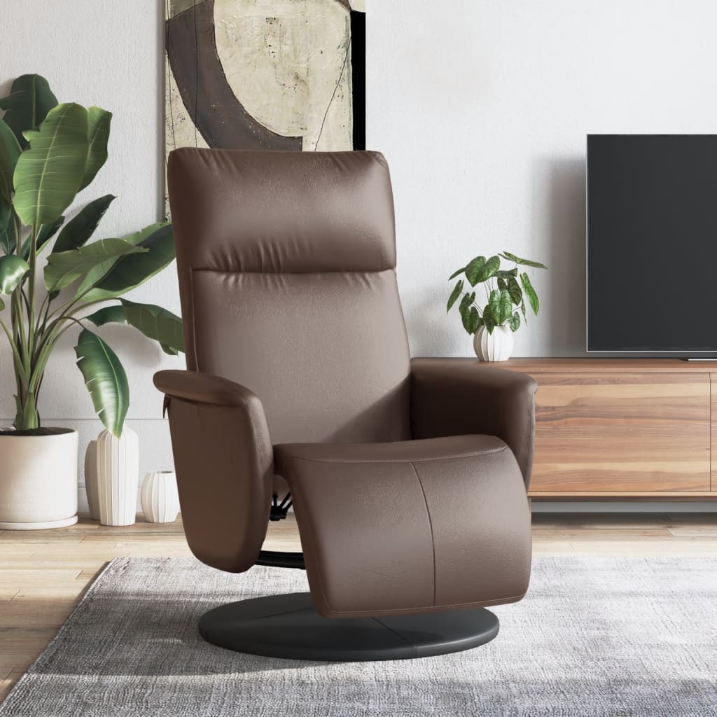 Fauteuil Verstelbaar Met Voetensteun Kunstleer Kleurig