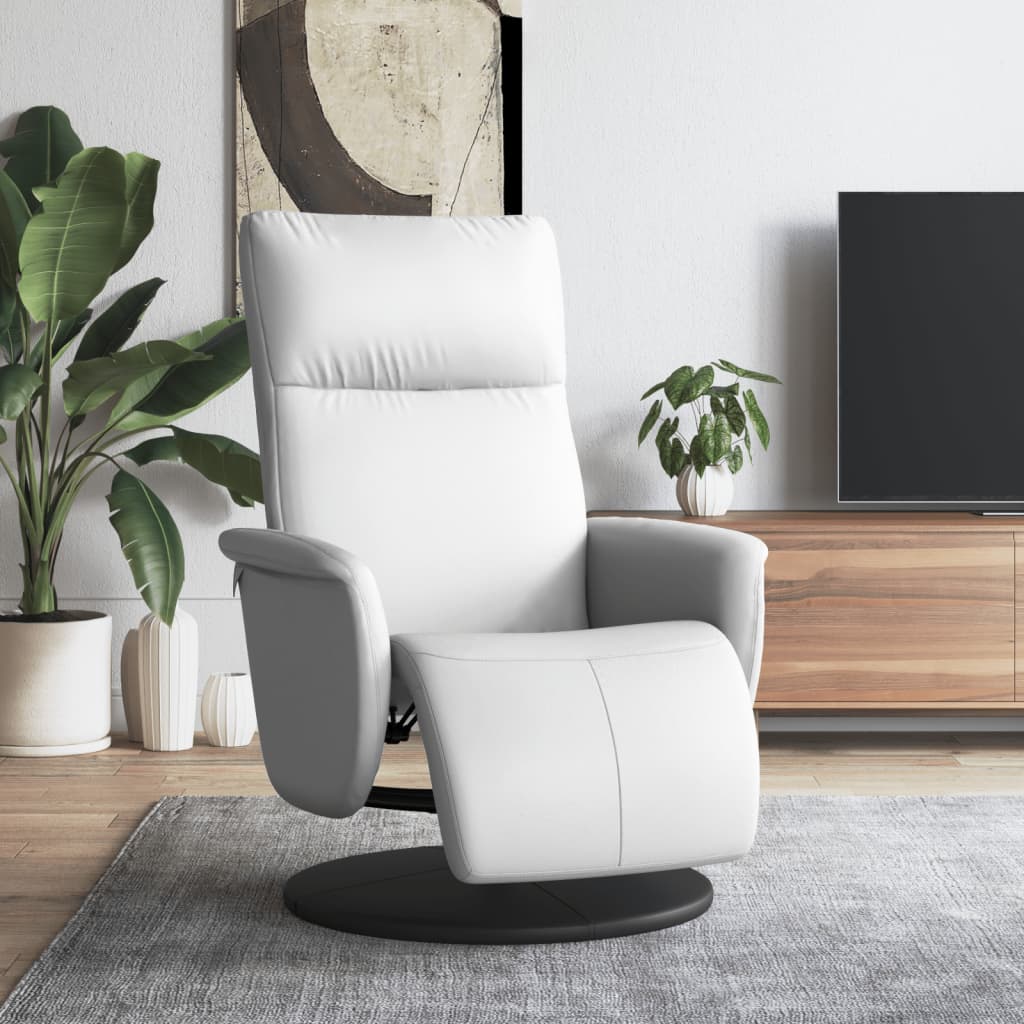 Fauteuil Verstelbaar Met Voetensteun Kunstleer Kleurig