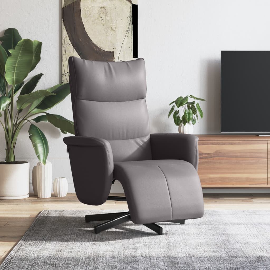 Fauteuil Verstelbaar Met Voetensteun Kunstleer