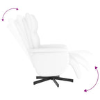 Fauteuil Verstelbaar Met Voetensteun Kunstleer