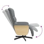 Fauteuil Verstelbaar Met Voetensteun Stof