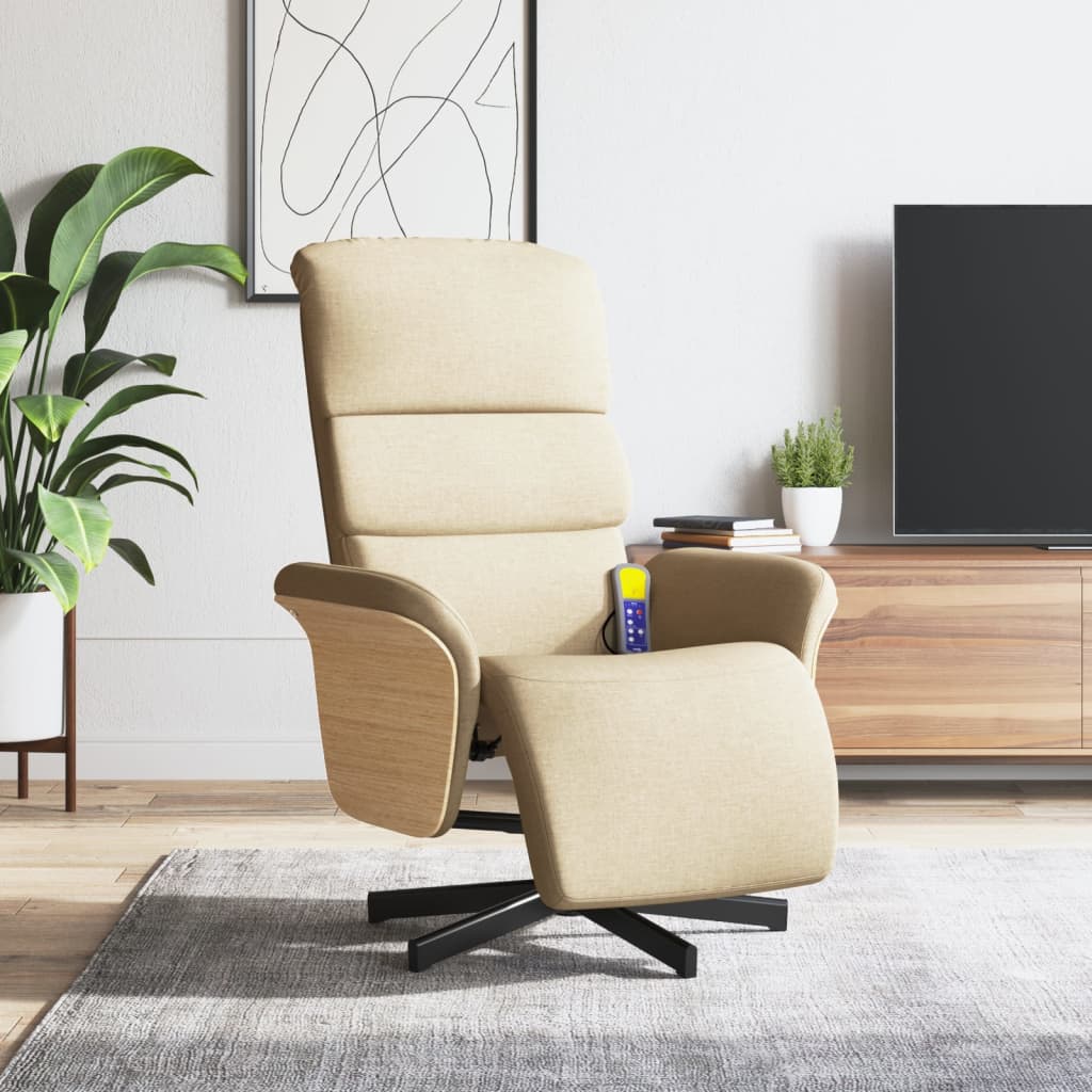 Fauteuil Verstelbaar Met Voetensteun Stof