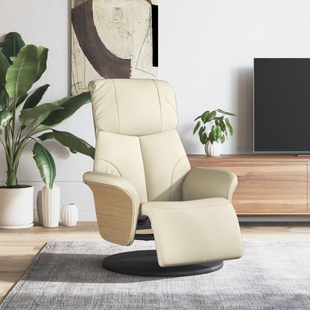 Fauteuil Verstelbaar Met Voetensteun Kunstleer