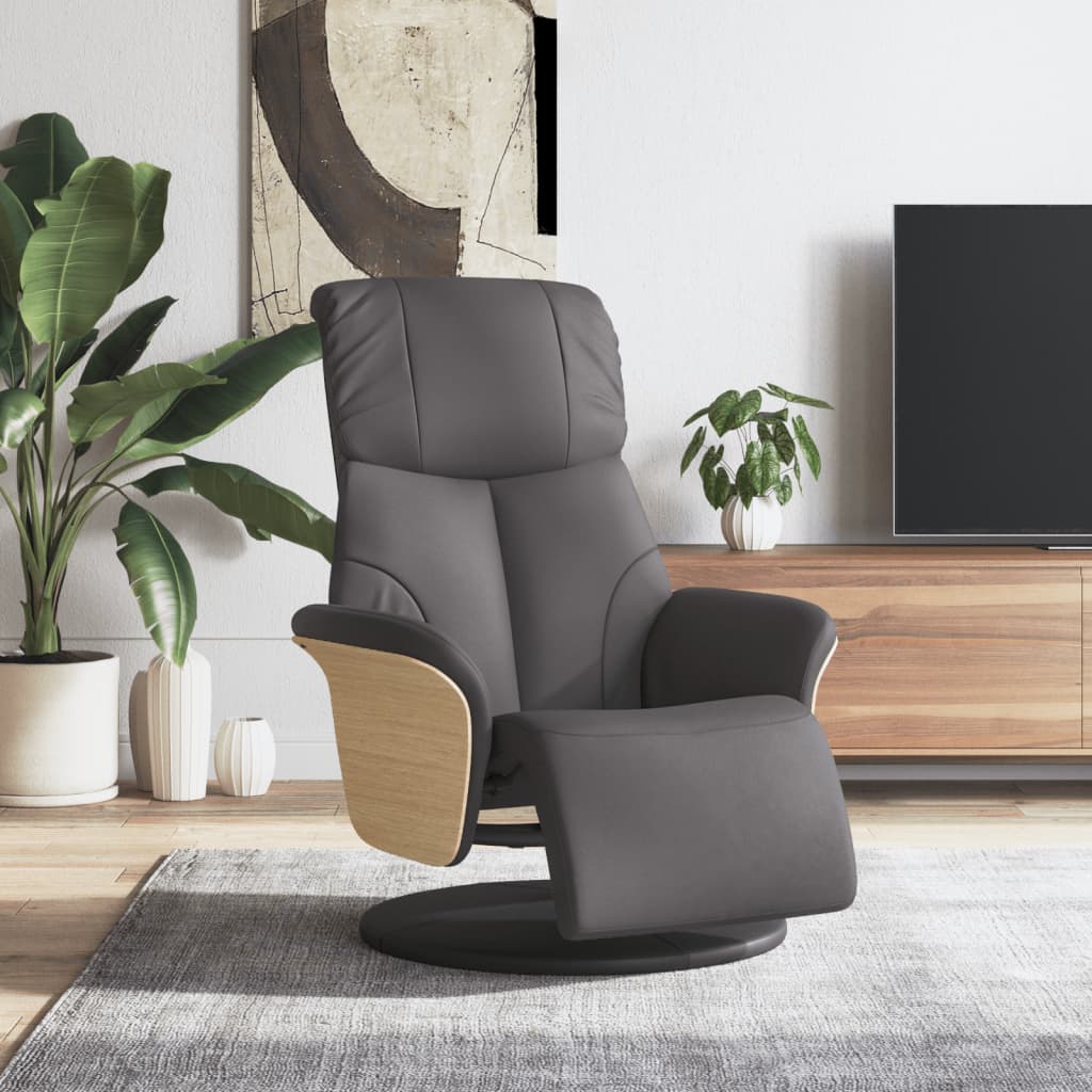 Fauteuil Verstelbaar Met Voetensteun Kunstleer