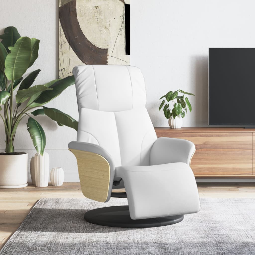 Fauteuil Verstelbaar Met Voetensteun Kunstleer