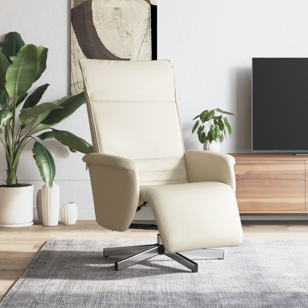 Fauteuil Verstelbaar Met Voetensteun Kunstleer