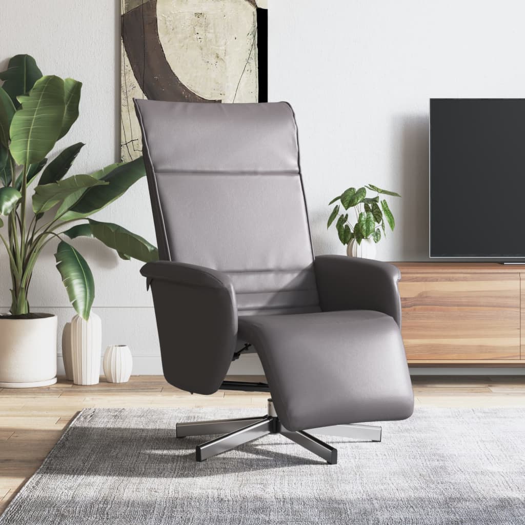 Fauteuil Verstelbaar Met Voetensteun Kunstleer