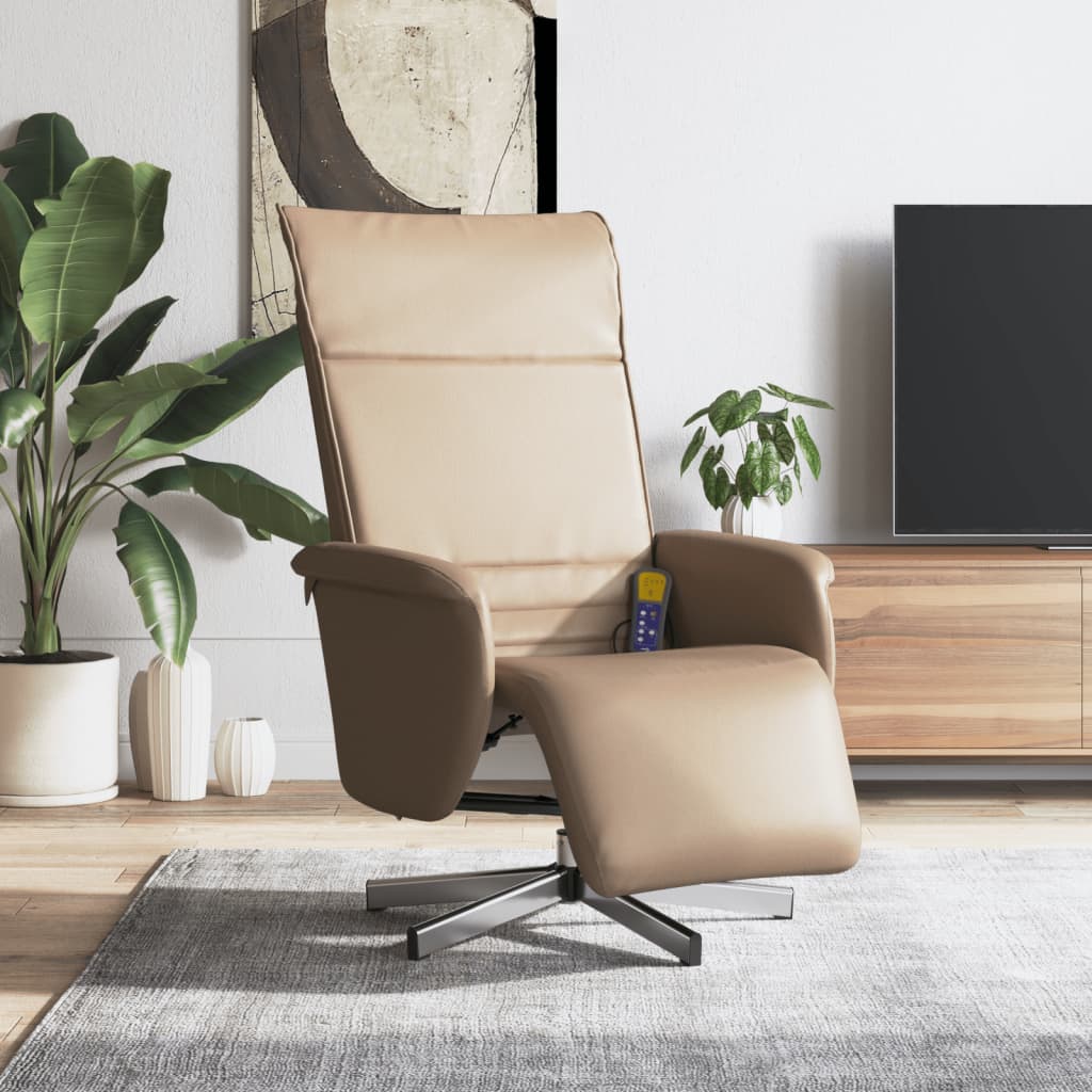Fauteuil Verstelbaar Met Voetensteun Kunstleer