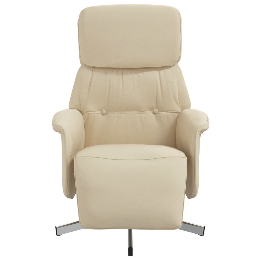 Fauteuil Verstelbaar Met Voetensteun Stof Kleurig