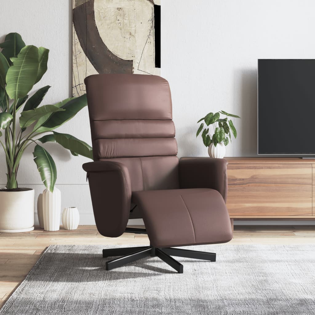 Fauteuil Verstelbaar Met Voetensteun Kunstleer