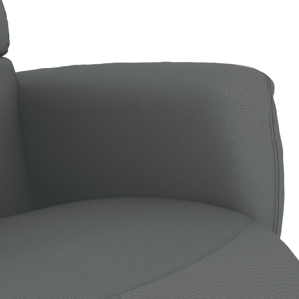 Fauteuil Verstelbaar Met Voetensteun Kunstleer