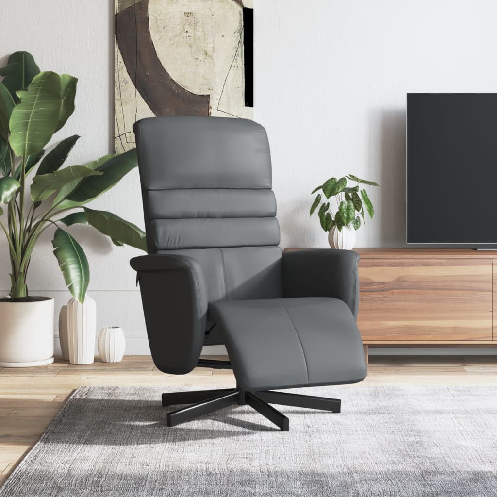 Fauteuil Verstelbaar Met Voetensteun Kunstleer