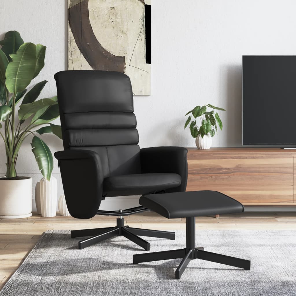 Fauteuil Verstelbaar Met Voetenbankje Kunstleer