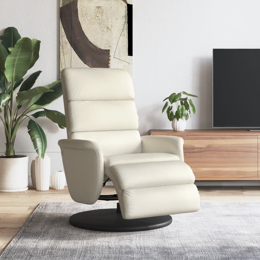 Fauteuil Verstelbaar Met Voetensteun Kunstleer Kleur