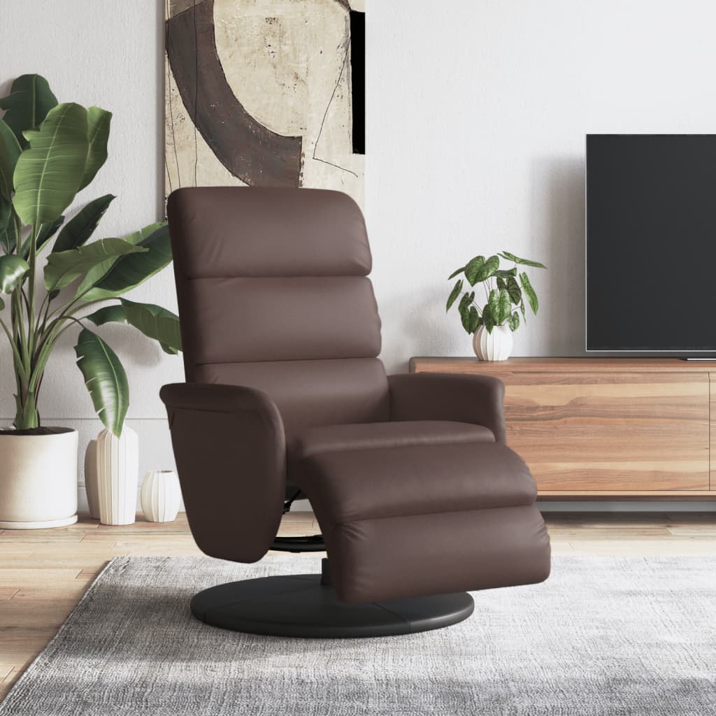 Fauteuil Verstelbaar Met Voetensteun Kunstleer Kleur