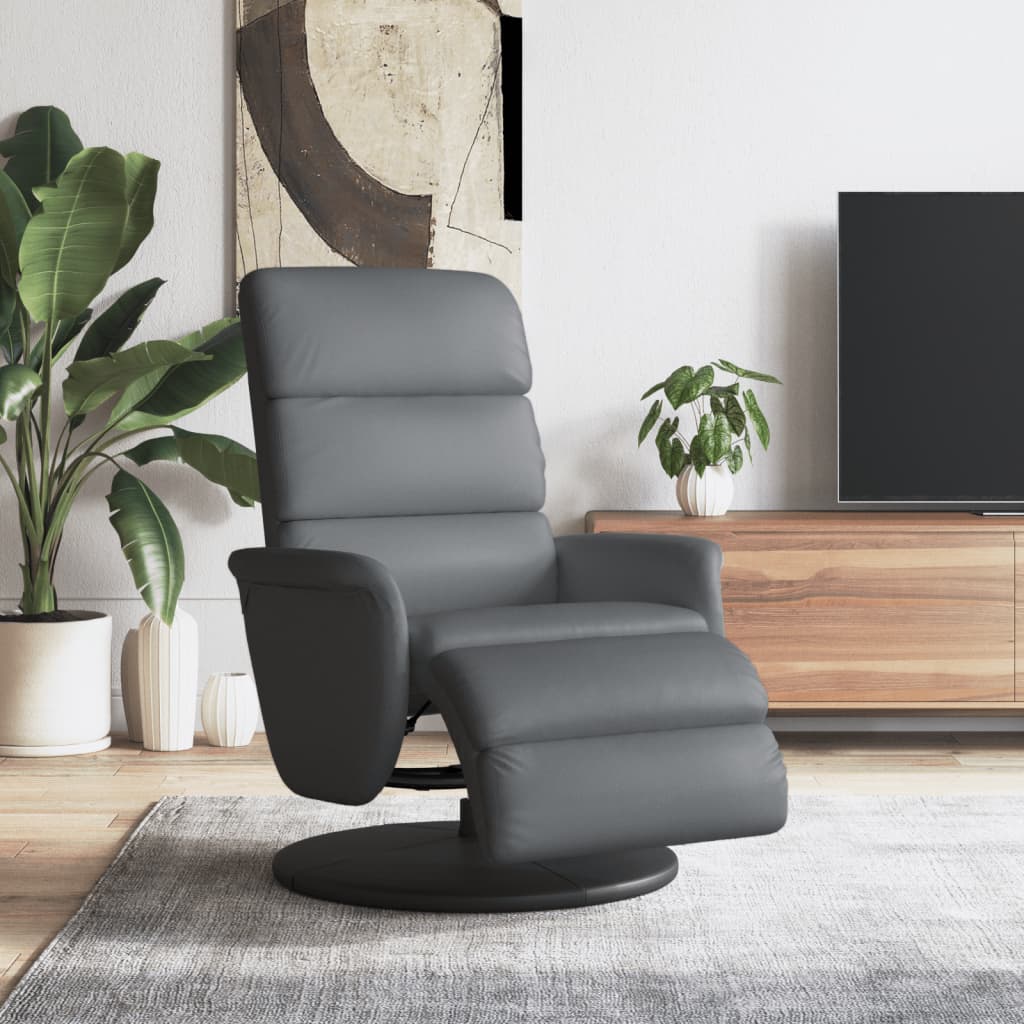 Fauteuil Verstelbaar Met Voetensteun Kunstleer Kleur
