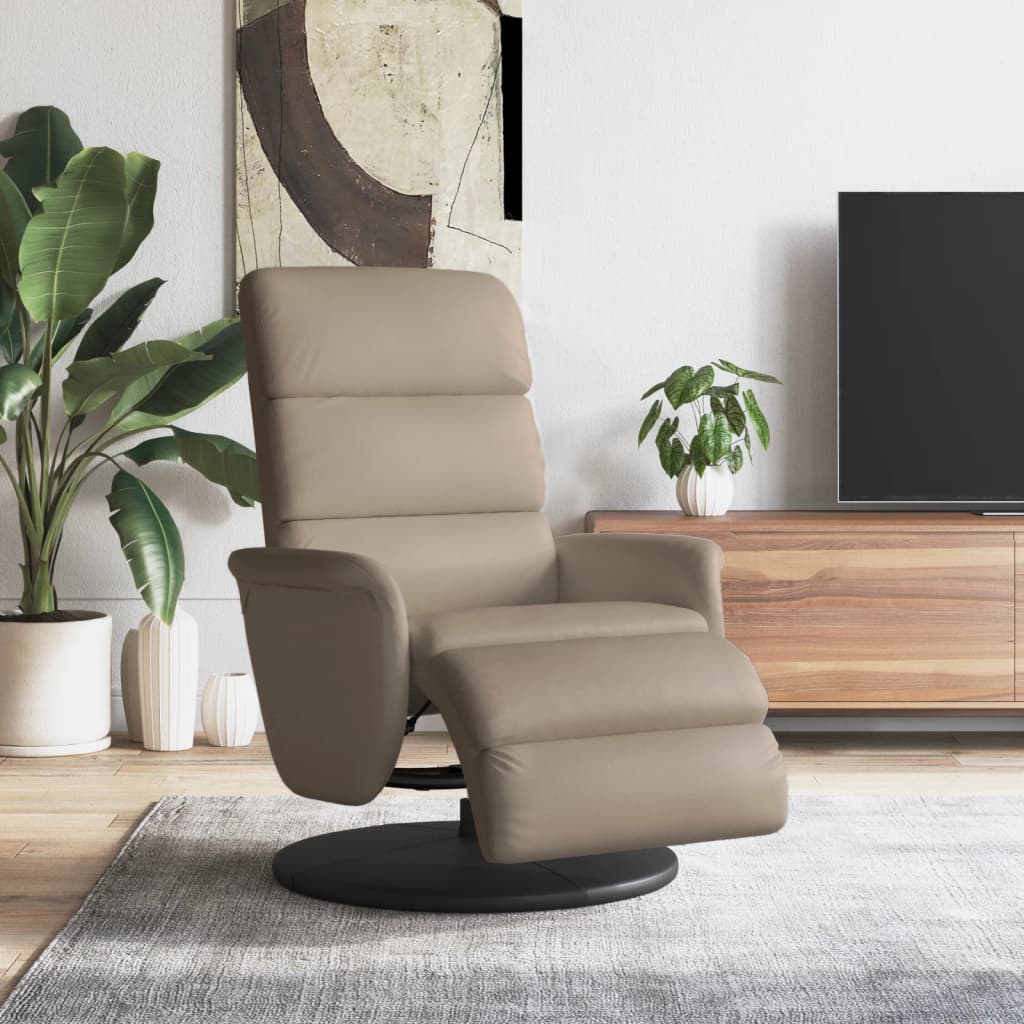 Fauteuil Verstelbaar Met Voetensteun Kunstleer Kleur