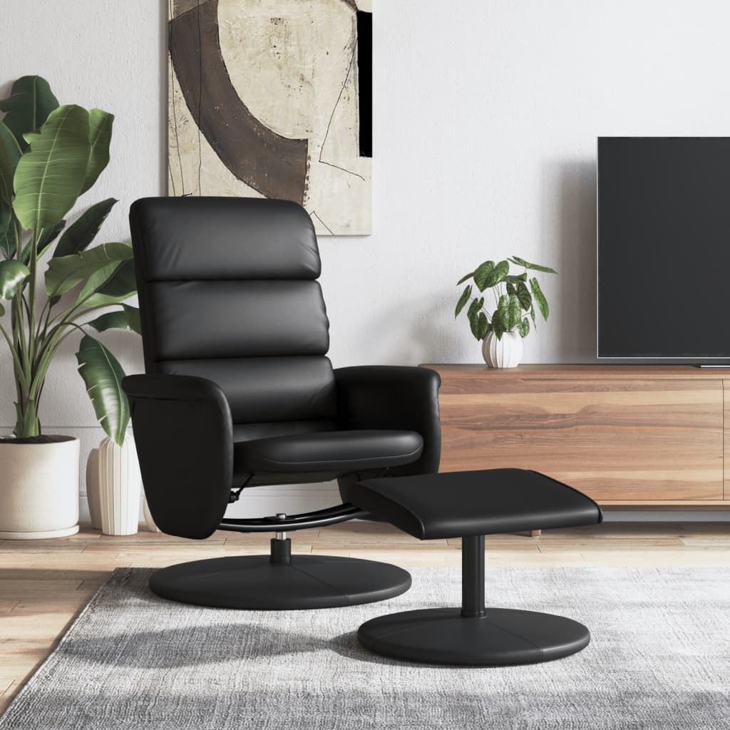 Fauteuil Verstelbaar Met Voetenbankje Kunstleer
