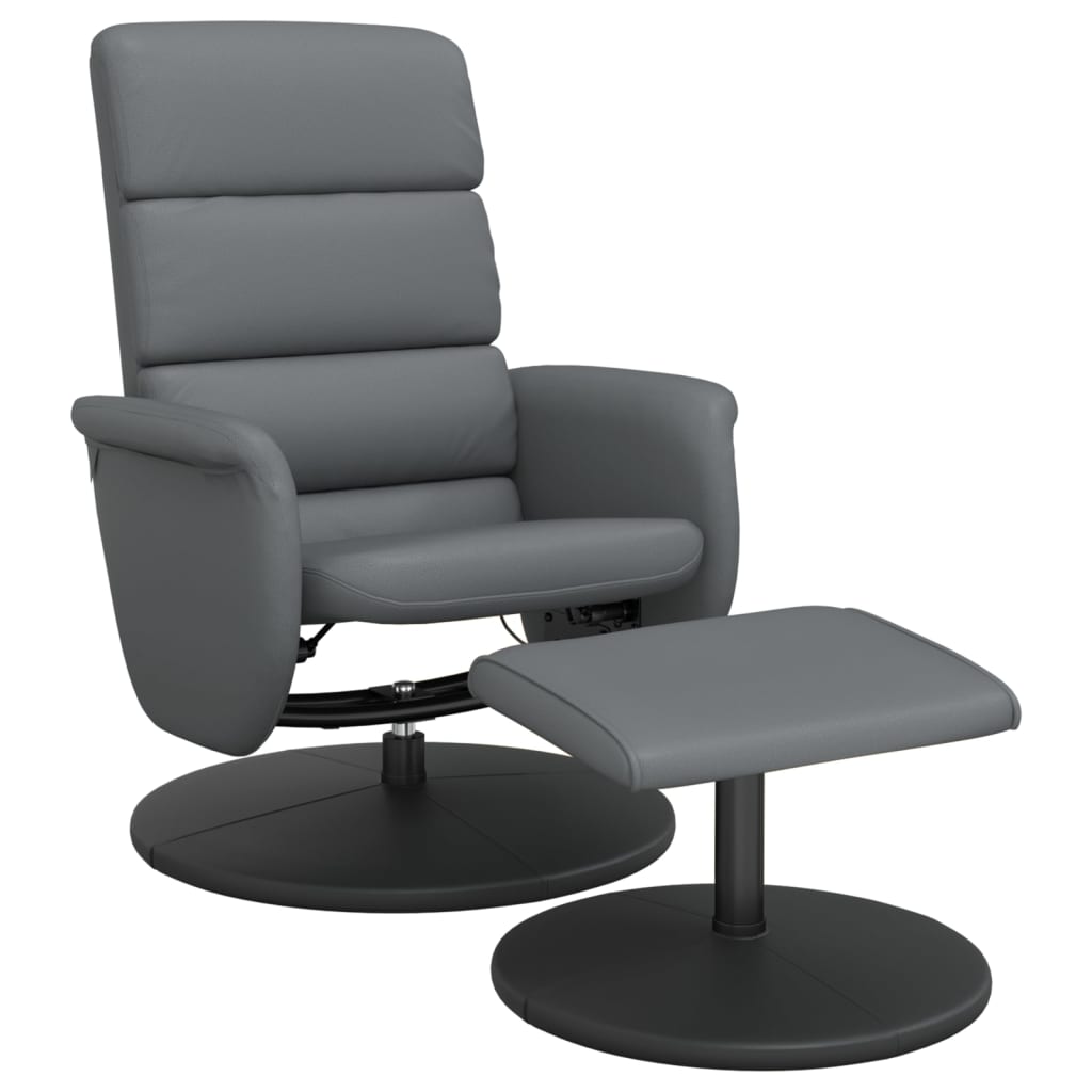 Fauteuil Verstelbaar Met Voetenbankje Kunstleer