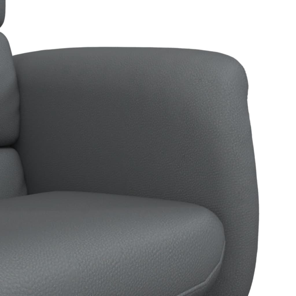 Fauteuil Verstelbaar Met Voetenbankje Kunstleer