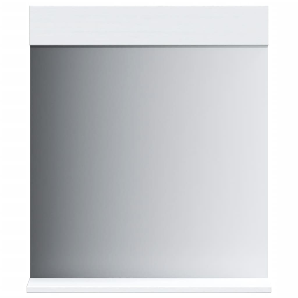 Badkamerspiegel Met Schap Berg 60X12X70 Cm Massief Hout